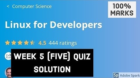 Linux for developers week 5 all quiz answer of coursera || week 5 system sdministration solutions