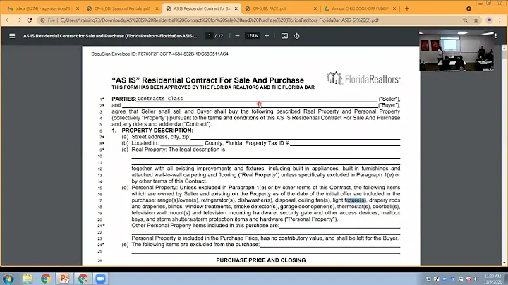 FAR BAR Residential Sales Purchase Contract Class ...