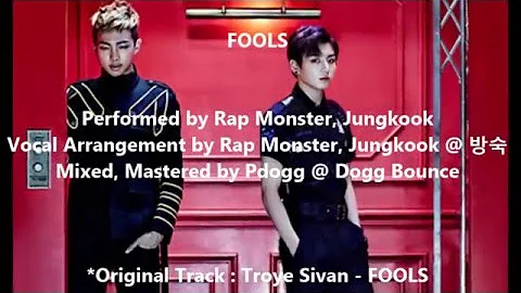 [BTS] "FOOLS" Covered By Rap Monster & Jungkook BTS {Music Video} Engsub