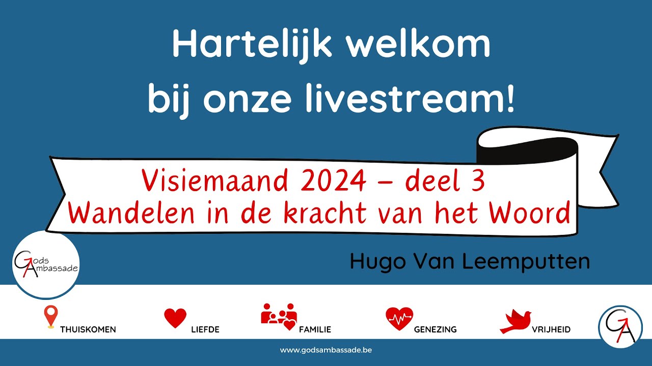 Visiemaand 2024 (deel 3): wandelen de kracht van het Woord - Hugo Van
