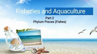 Fisheries and Aquaculture|Part 2| Evolutionary perspective|Phylogenetic relationship|Miller & harley