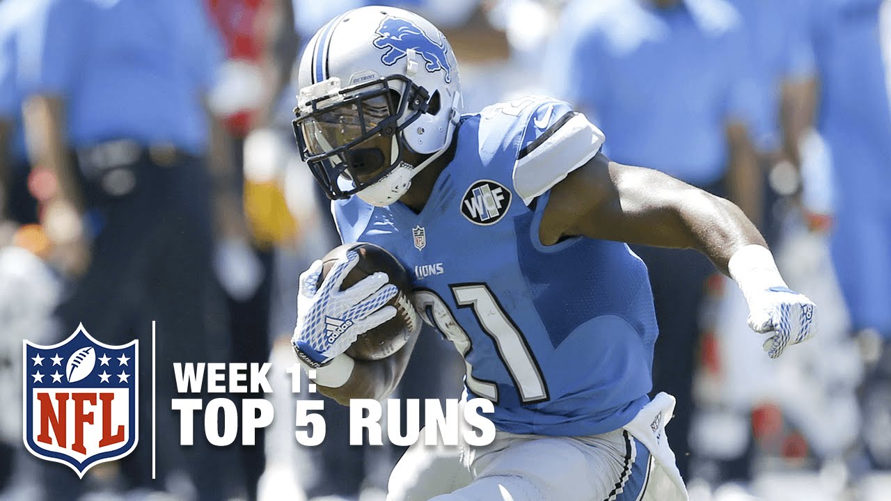 Top 5 Runs (Week 1) | Lynch, Hill, and More | NFL