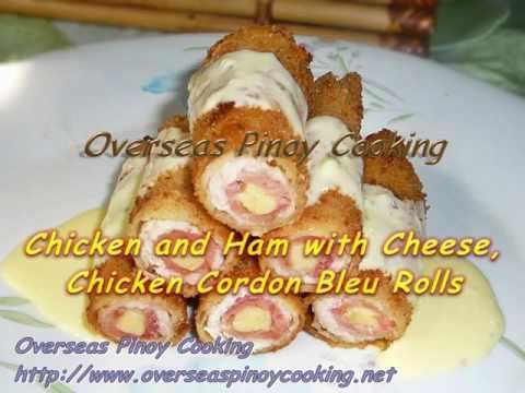 Chicken Cordon Bleu Rolls