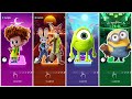 Transylvania 🆚 Zootopia 🆚 Monster inc 🆚Minion . 🎶 Who Will Win ? 🎯🔥 - Tiles Hop EDM Rush!