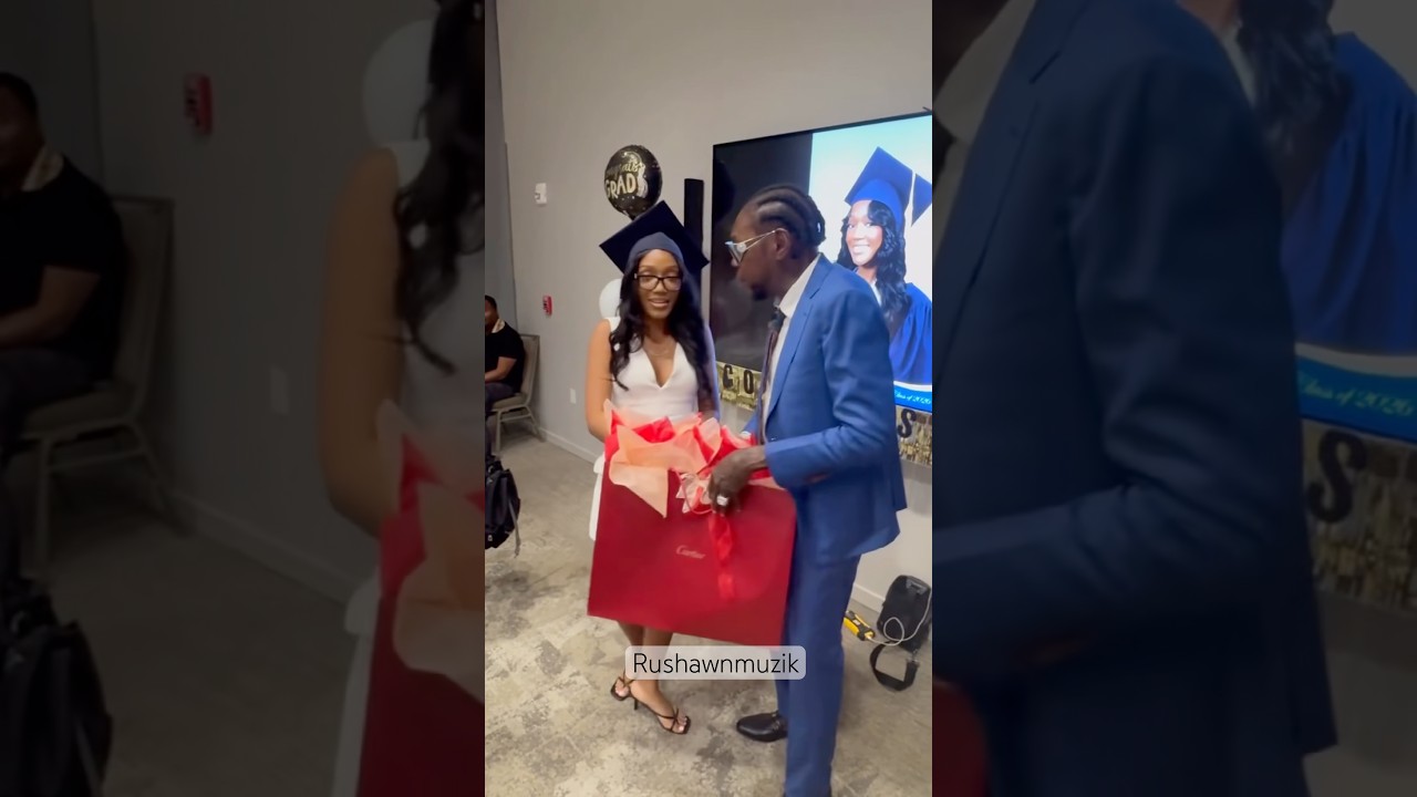 Vybz Kartel Gift 🎁 daughter adiana present at her graduation #rushawnmuzik #vybzkartel #shorts