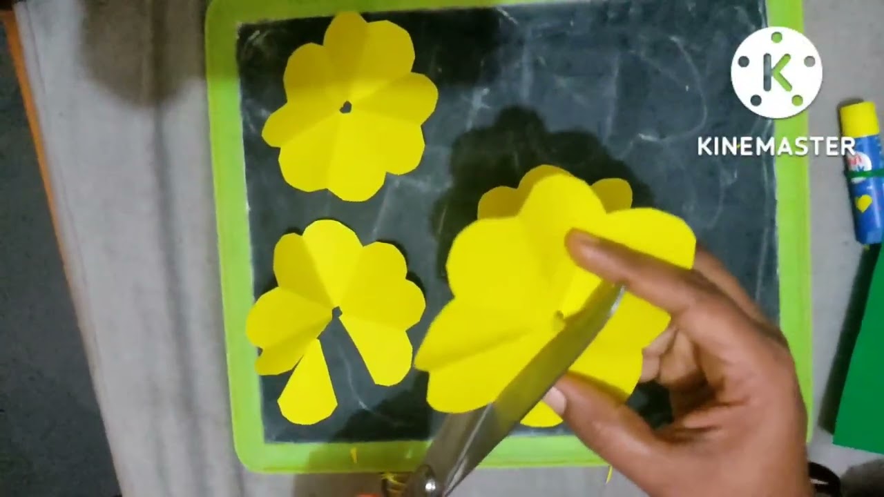 easy rose pepper cutting craft