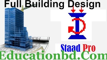 Staad Pro.Full Building Design HD Tutorial Part:29
