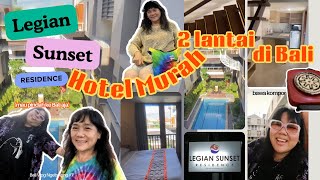 Waw Ada Hotel Murah 2 Lantai di Bali | Legian Sunset Residence | Bali Vlog | Frutala