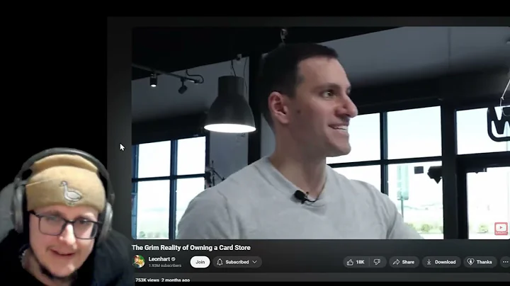 The Grim Reality of Owning a Card Store doing a video review ! crazy