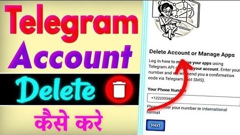 How To DELETE Telegram Account 2024 Permanently [NEW UPDATE] | Telegram Account Delete Kaise Kare aj