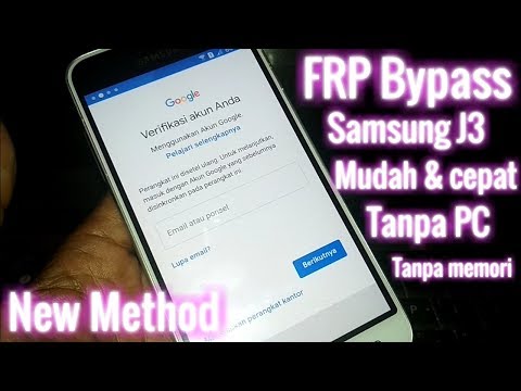 FRP Bypass Samsung J3 (2016)/J320g Mudah dan Cepat
