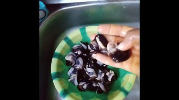 How to wash snail with salt.....