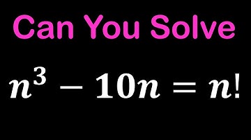 A nice factorial equation: The math behind solving equations.