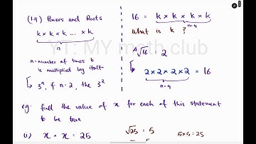 Square roots and cube roots | IGCSE Year 10&11 Mathematics