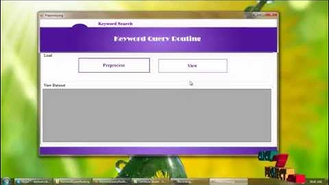 Final Year Projects 2015 | Keyword Query Routing