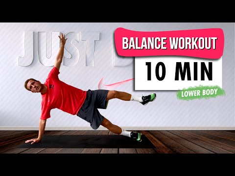 Lower Body Balance Workout | 10 Min | Improve Your Physique As A Football Player | Bodyweight