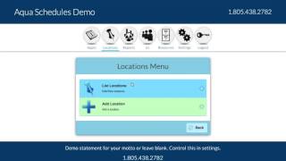 Aqua Schedules - Requester - Locations