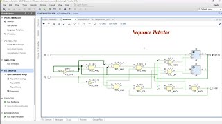 2-bit Sequence Detector using T flip-flops implementation | Xilinx Vivado