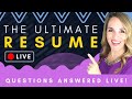 🔴 Resume Writing Tips + BEST Resume Template & LIVE Resume Reviews