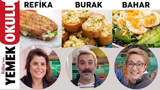 EN SEVİLEN 3 KAHVALTI TARİFİ | Refika, Burak, Bahar Kendileri Evde En Sevdiği Kahvaltılarını Yaptı !