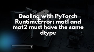 Dealing with PyTorch RuntimeError: mat1 and mat2 must have the same dtype