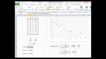 BFIP13: Calculating Sample Covariance and Correlation with Excel