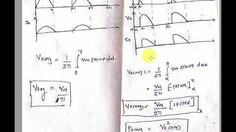 Controlled and Uncontrolled Rectifier Comparison by Prof. R.H.Patel