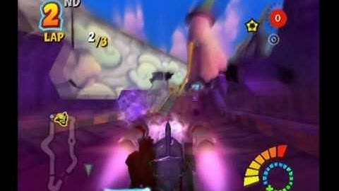 Crash Tag Team Racing PS2 Once Upon A Tire