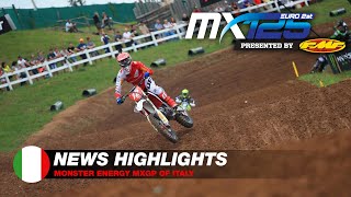 EMX125 Presented By FMF Racing News Highlights | 2021 Monster Energy MXGP of Italy
