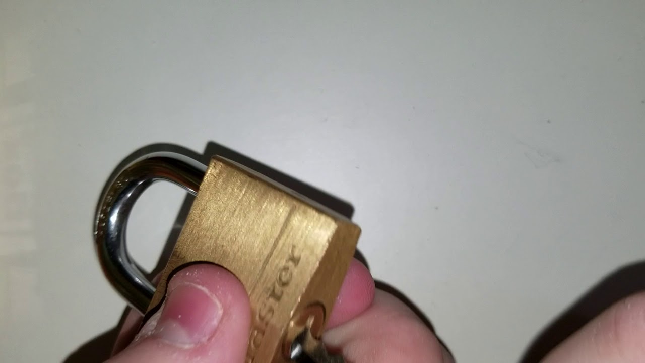 Master Lock No. 104 picked in seconds! - YouTube