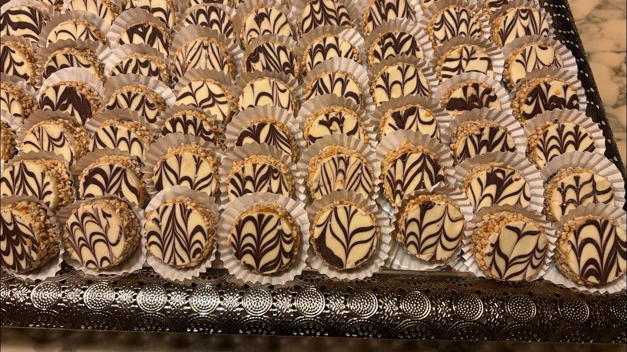 Gâteaux marbré façon marocaine zelija aussi appelé rkhama