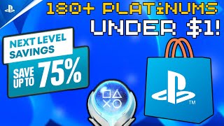 Over 180+ EASY Platinums for Under $1! PSN Next Level Savings Sale 2025