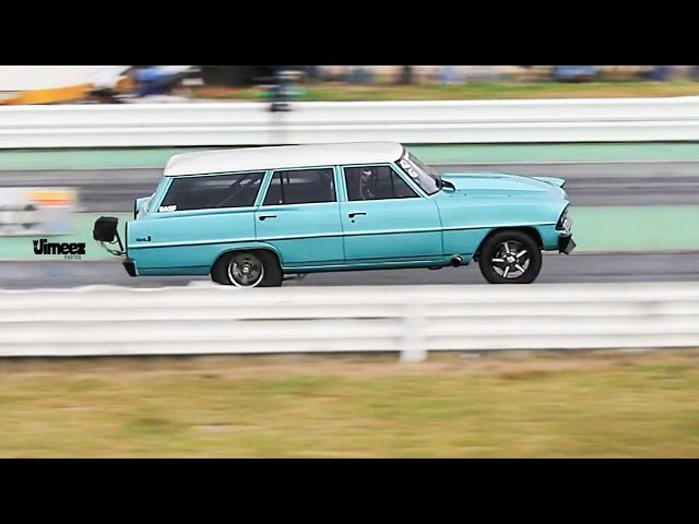 TWIN TURBO 7SEC WAGON! BBC '67 NOVA WAGON! '15 HOT ROD DRAG WEEK