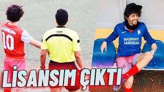 Lisanslı Futbolcu Oldum | İlk Resmi Maçım⚽