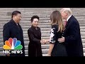 Chinese President Xi Jinping Welcomes President Donald Trump With Ceremony | NBC News