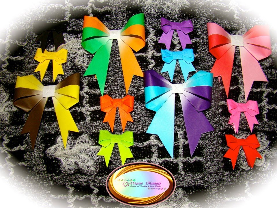 Origami With Ribbons Origami Maniacs 96: Origami Ribbons - YouTube