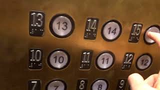 AWESOME Dover Traction Elevators at Double Tree By Hilton Lloyd Center