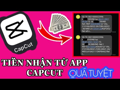Đây là tiền nhận được từ app Capcut của tôi|cách tính tiền capcut|Xuyên Ưi