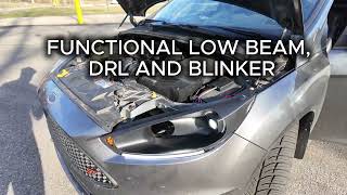 Fully Functional Headlight Intake for Focus ST | Hot Air Intake Delete