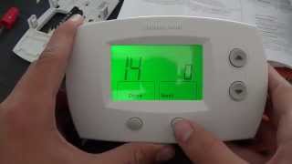 Thermostat Installation : Honeywell FocusPRO 5000