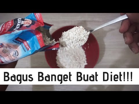 Makan OATMEAL + Susu Rendah Lemak!! Bagus Banget Buat DIET !!!