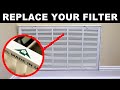 How To Replace Home Air Conditioner HVAC Filter
