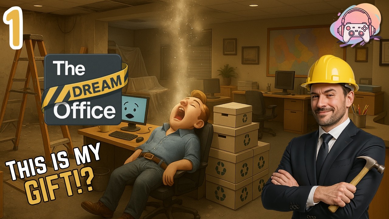Первый взгляд на геймплей Dream Office - Папа подарил мне ИСПОРЧЕННЫЙ коворкинг?! #1