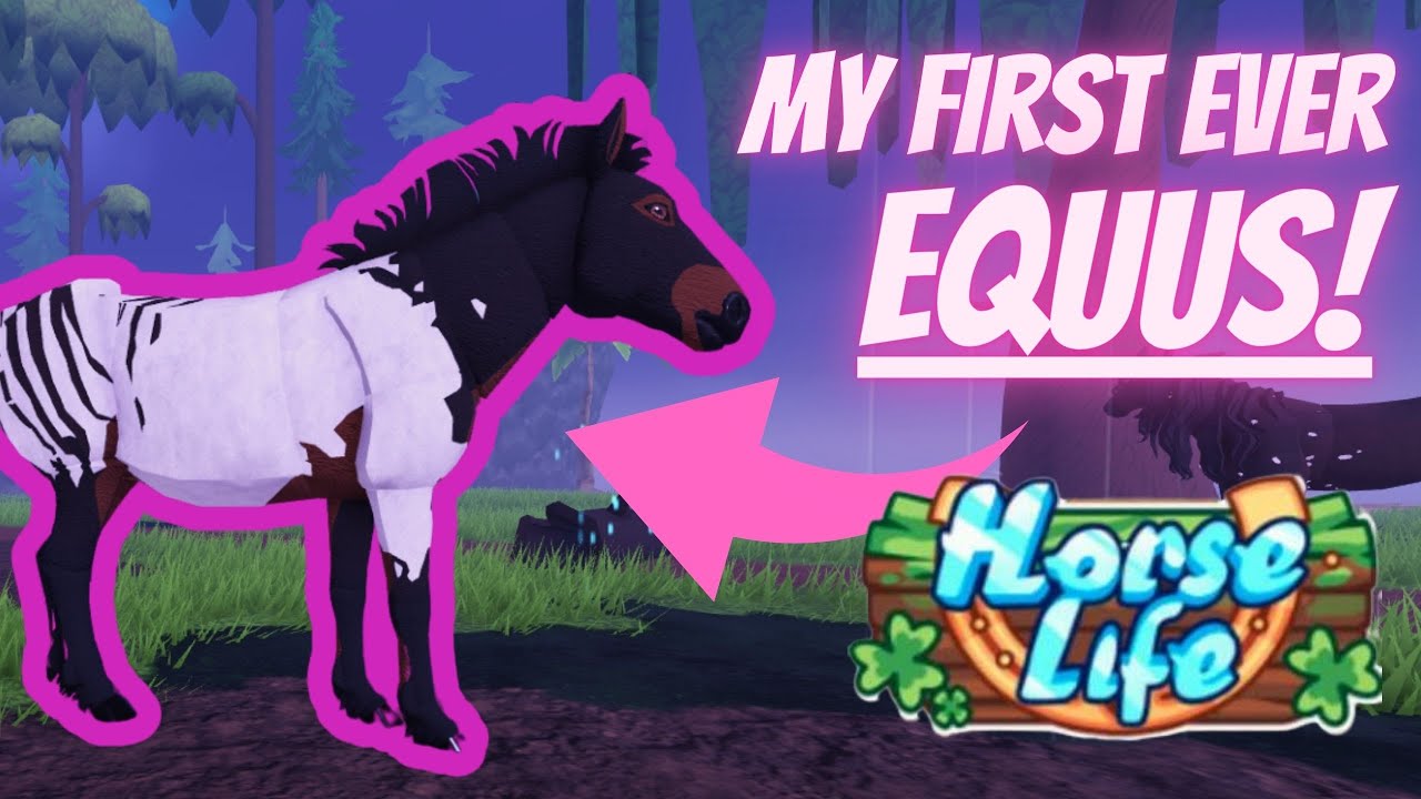 CATCHING MY FIRST EQUUS! HORSE LIFE ROBLOX