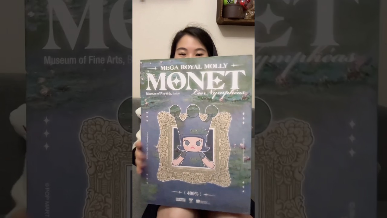 莫奈睡蓮Molly 400%開箱#popmart #unboxing #泡泡瑪特#開箱#royalmolly