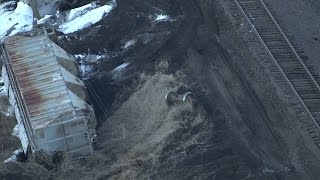 RAW VIDEO: Video of train derailment in Weld County