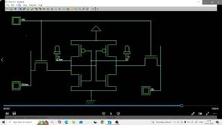 Static RAM design using DSCH 3.9 Microwind,DSCH 3.9 Tutorial, Microwind 3.9 Static  RAM  Tutorial