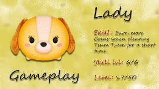 Line Disney Tsum Tsum - Lady Gameplay Skill 6 screenshot 3