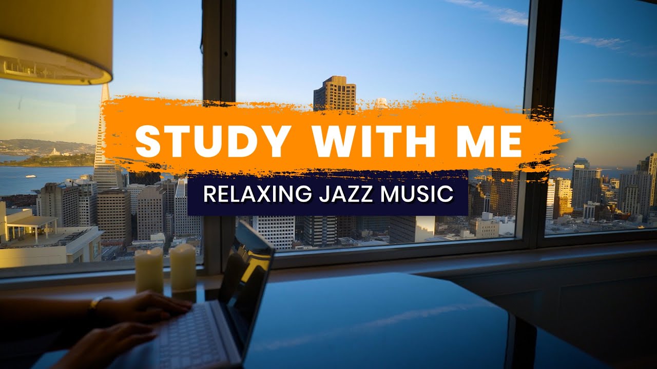 Study with Me 2 Hours with Jazz Music & Pomodoro Timer - YouTube