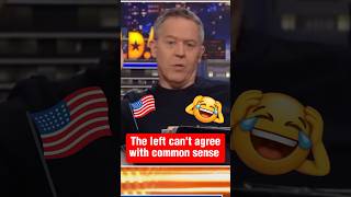 Gutfeld: The left can't agree with common sense 🤣 #gutfeld #greggutfeld #shorts #shortsfeed